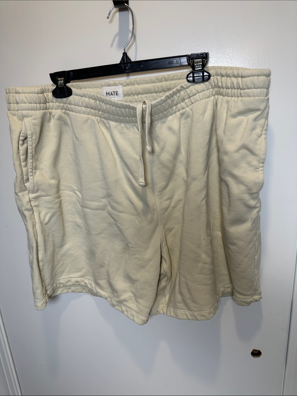 MATE the Label Cream Drawstring Lounge Shorts (17)